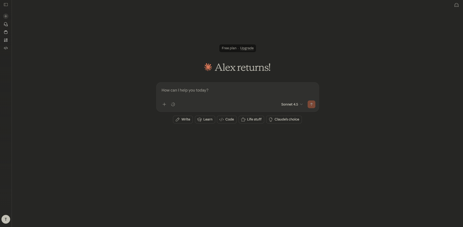 Claude AI Interface