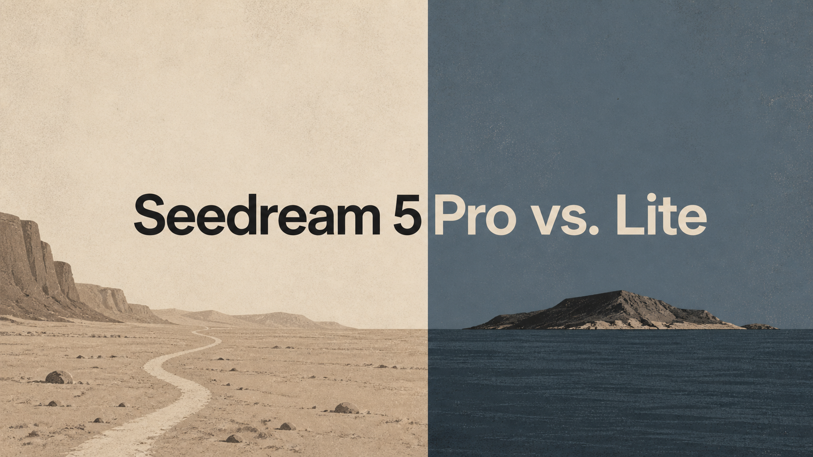 Seedream 5 Pro vs. Lite: Two New Routes to Better Images